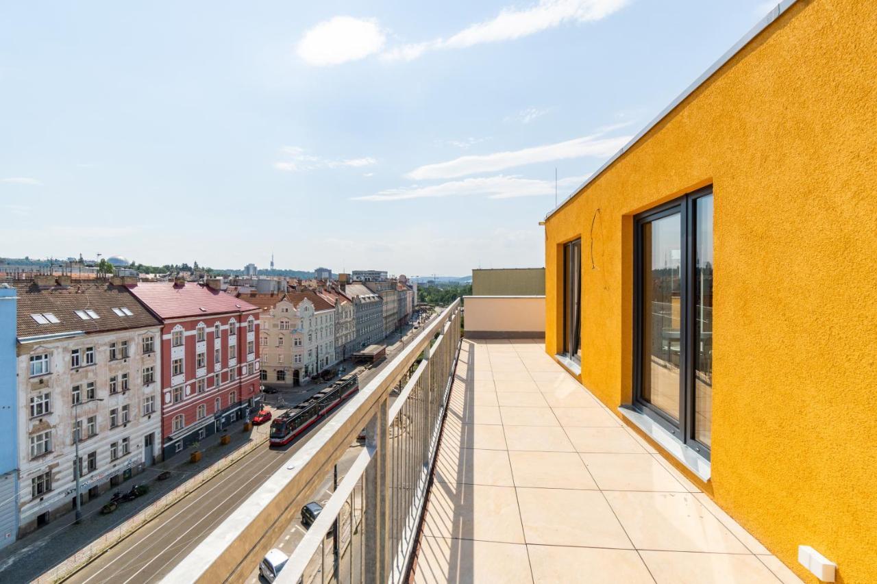 Penthouse # 81 With Panoramic City View In Elite Rezidence With Free Parking Πράγα Εξωτερικό φωτογραφία